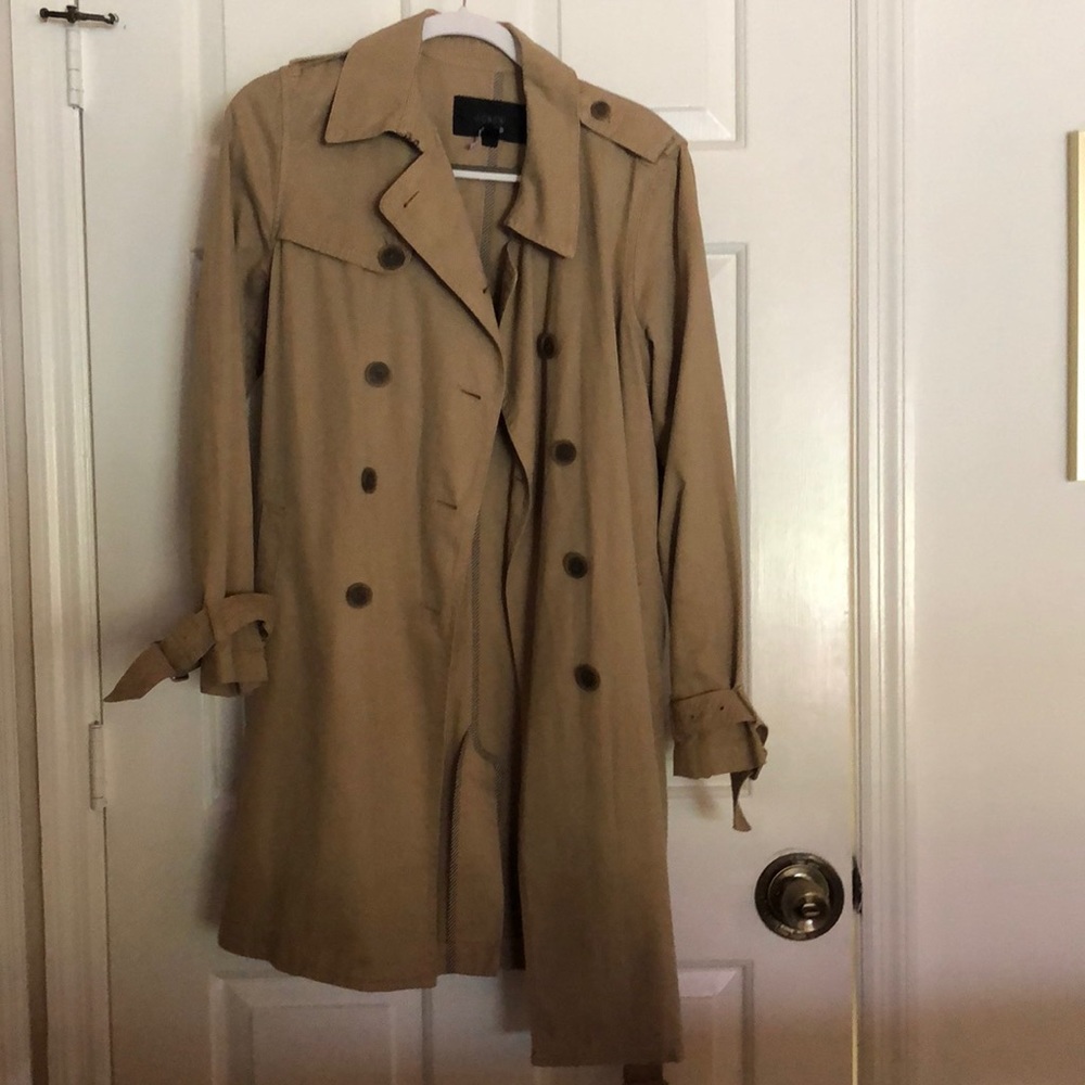 JCREW Trench Coat Freshly Dry Cleaned